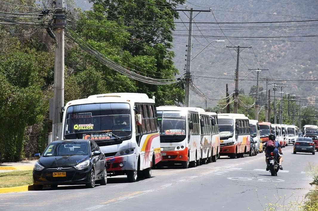 Confirmado Paro de micros y colectivos desde el miércoles en la provincia de Quillota