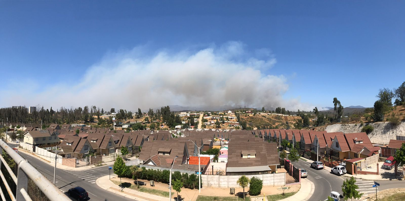 Incendio hacienda Las Palmas en Quilpué