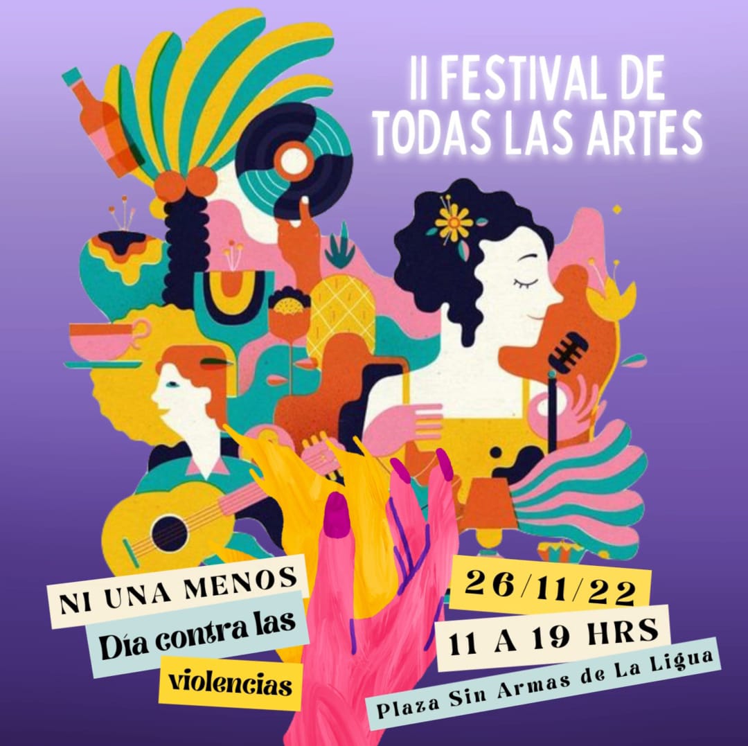La Ligua Este sábado se realiza II Festival Todas las Artes Ni una Menos