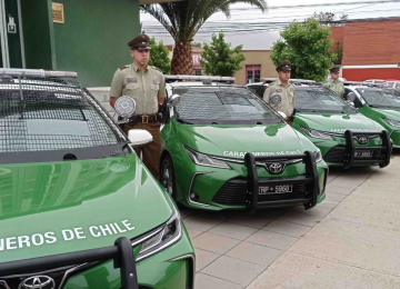 Provincia de Petorca recibe 4 nuevos vehículos policiales