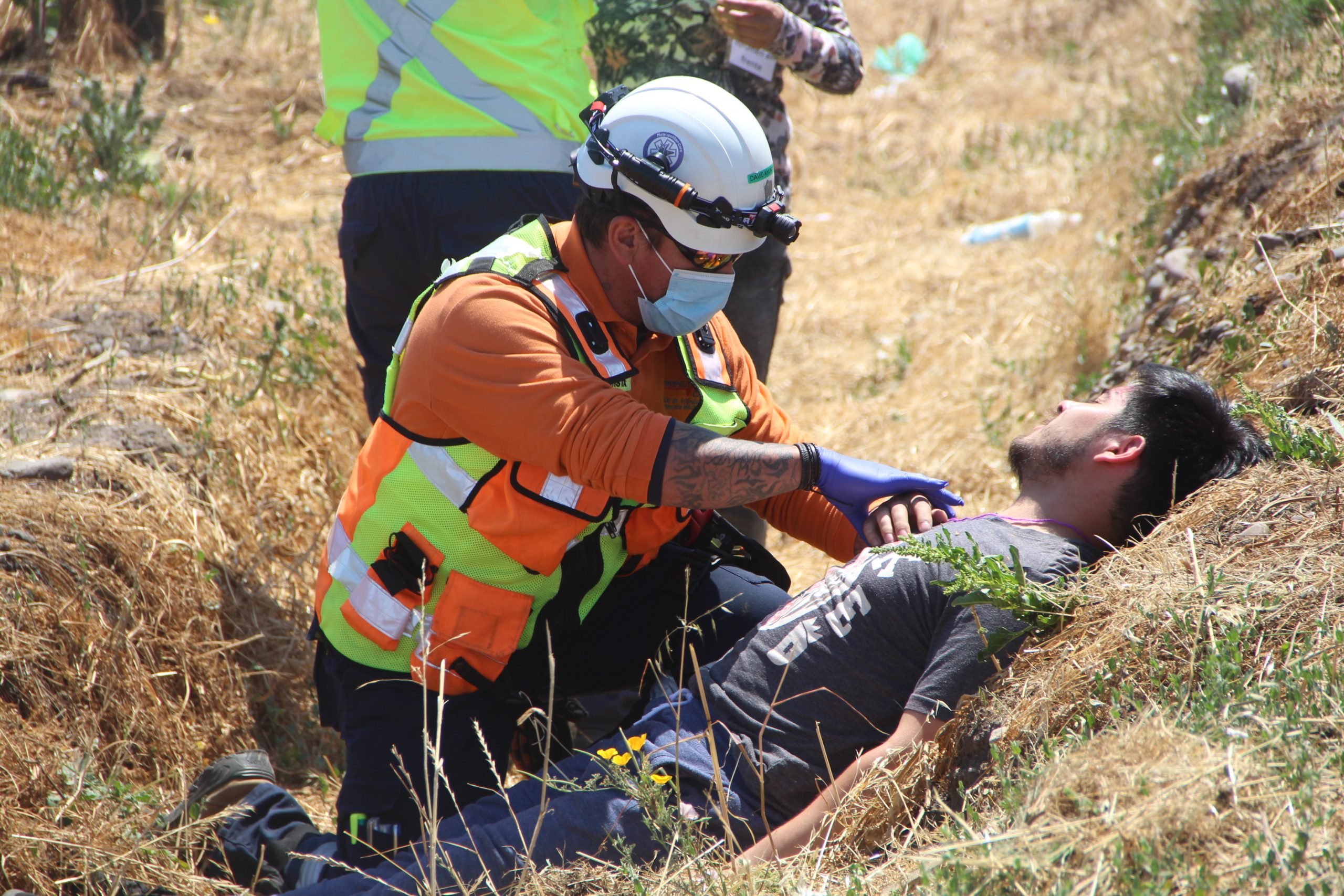 Quillota Comité Operativo de Emergencia participó en simulacro de accidente grave