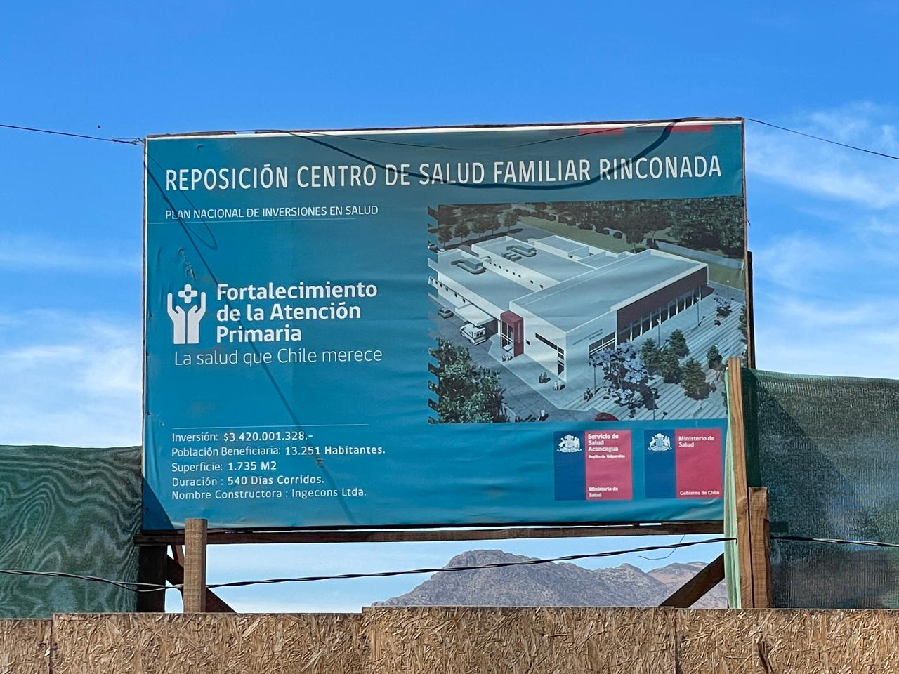 Reposición de Cesfam de Rinconada de Los Andes 