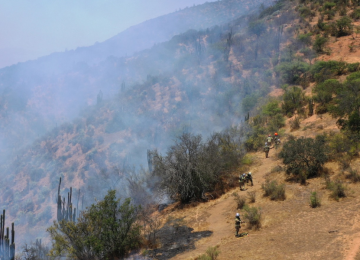 Dieron de alta a dos de los bomberos heridos en incendio de Villa Alemana