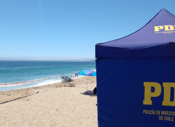 Hombre falleció en la playa El Sol de Viña del Mar