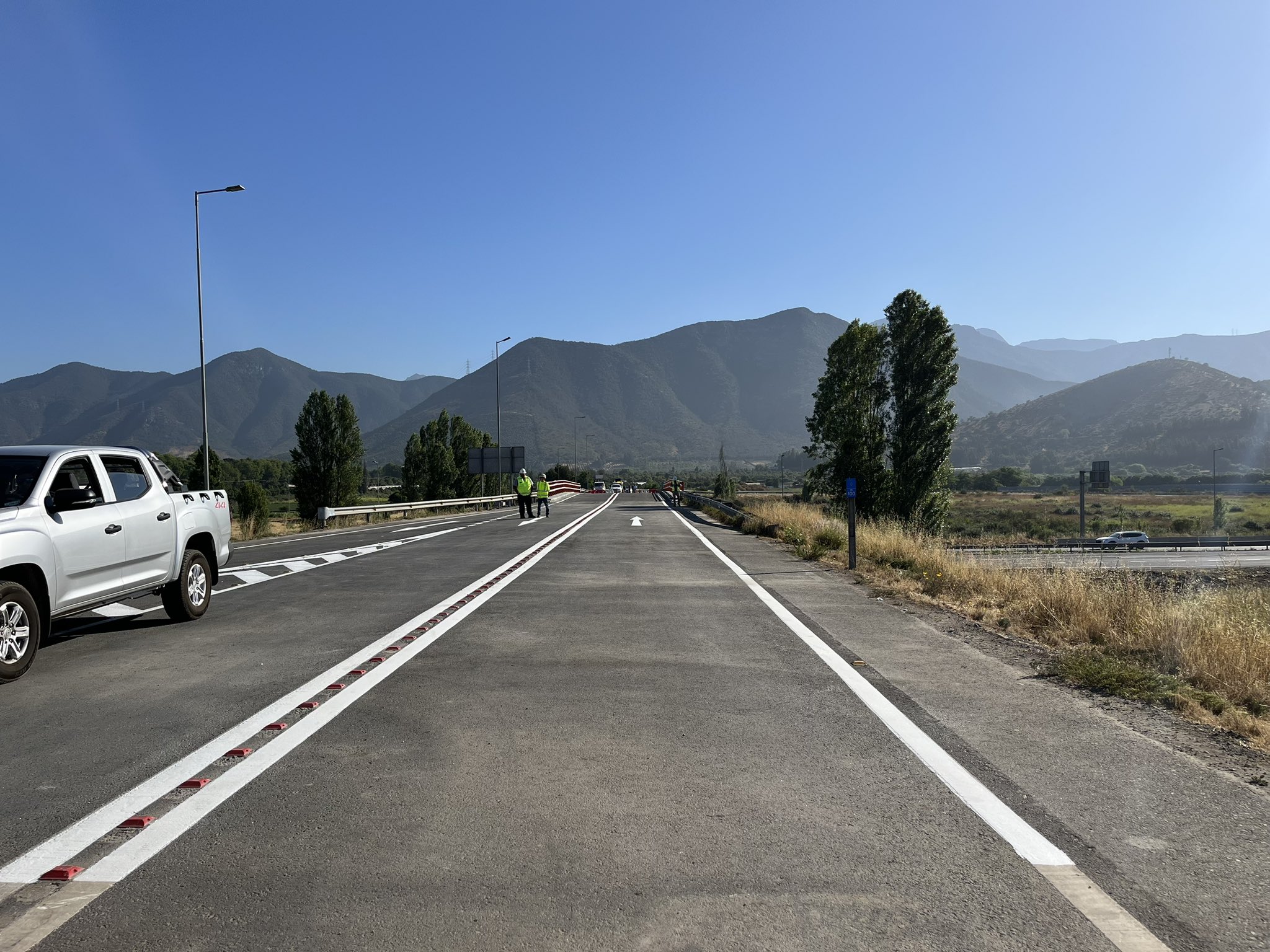 La Calera Enlace El Olivo fue reabierto este lunes