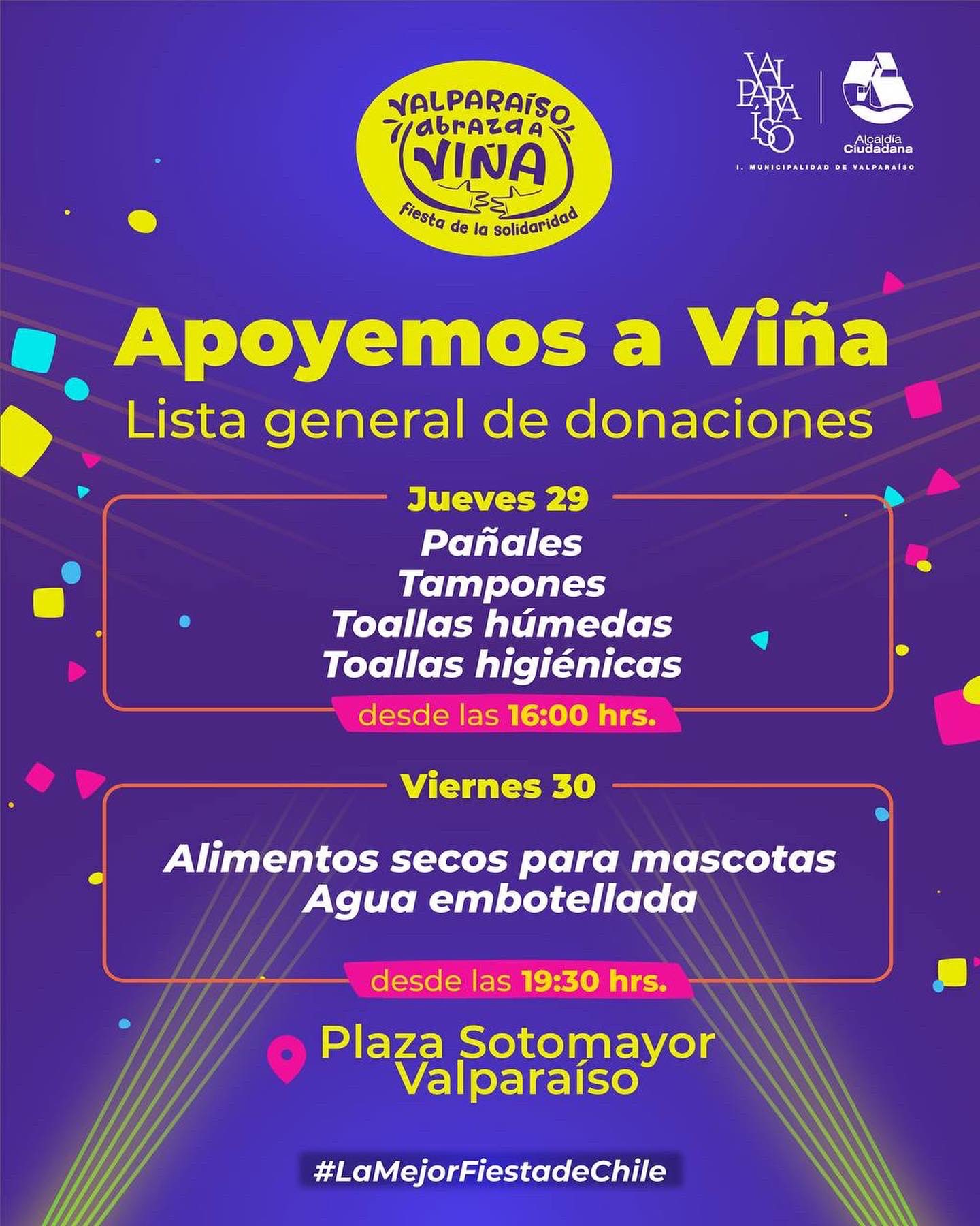 La Mejor Fiesta de Chile tendrá campaña de donaciones para afectados por incendio de Viña del Mar