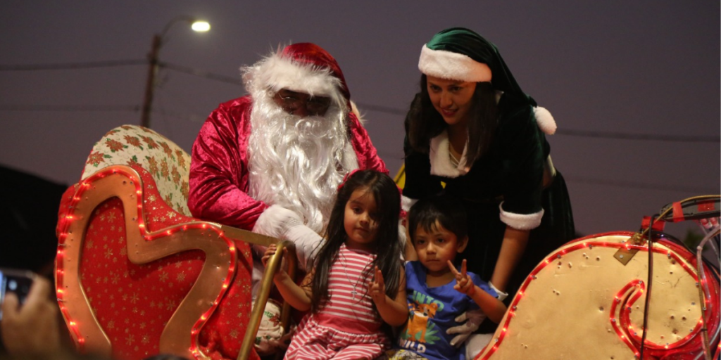 Limache: Los recorridos que tiene el "Viejito Pascuero" esta semana en caravana navideña