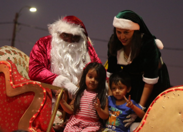 Limache: Los recorridos que tiene el "Viejito Pascuero" esta semana en caravana navideña