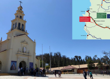 Los desvíos de tránsito en Viña y la región de Valparaíso por peregrinación a Lo Vásquez