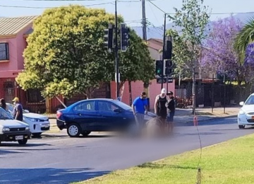 Motorista resultó herido en colisión múltiple en Quillota