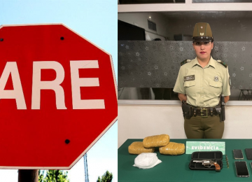 Se pasaron un disco pare en La Calera y los sorprendieron con drogas, armas y municiones