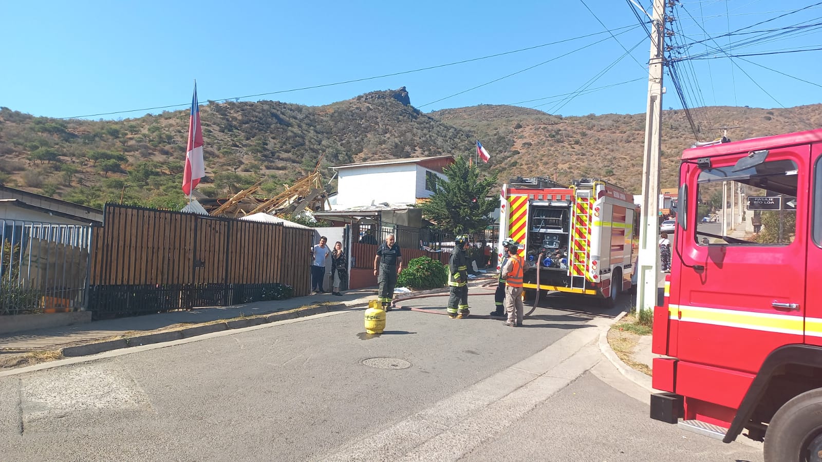 [VIDEO] Explosión de gas provoca incendio y derrumbe en vivienda de El Melón en Nogales