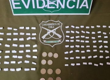 Valparaíso Lo sorprendieron con 140 papelillos de pasta base cerca del mercado Cardonal