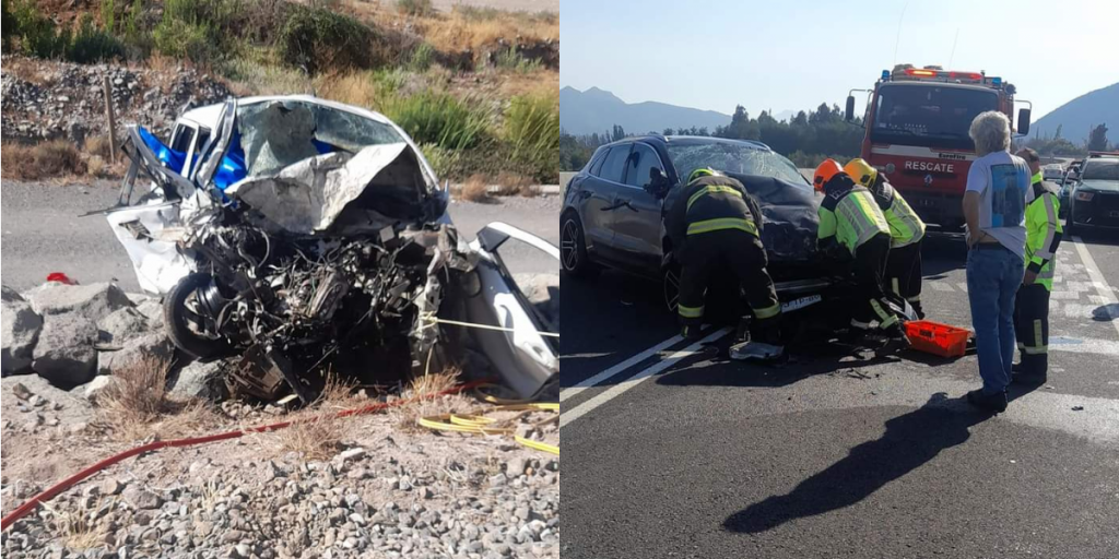 Accidente en Panquehue deja dos fallecidas y un hombre grave