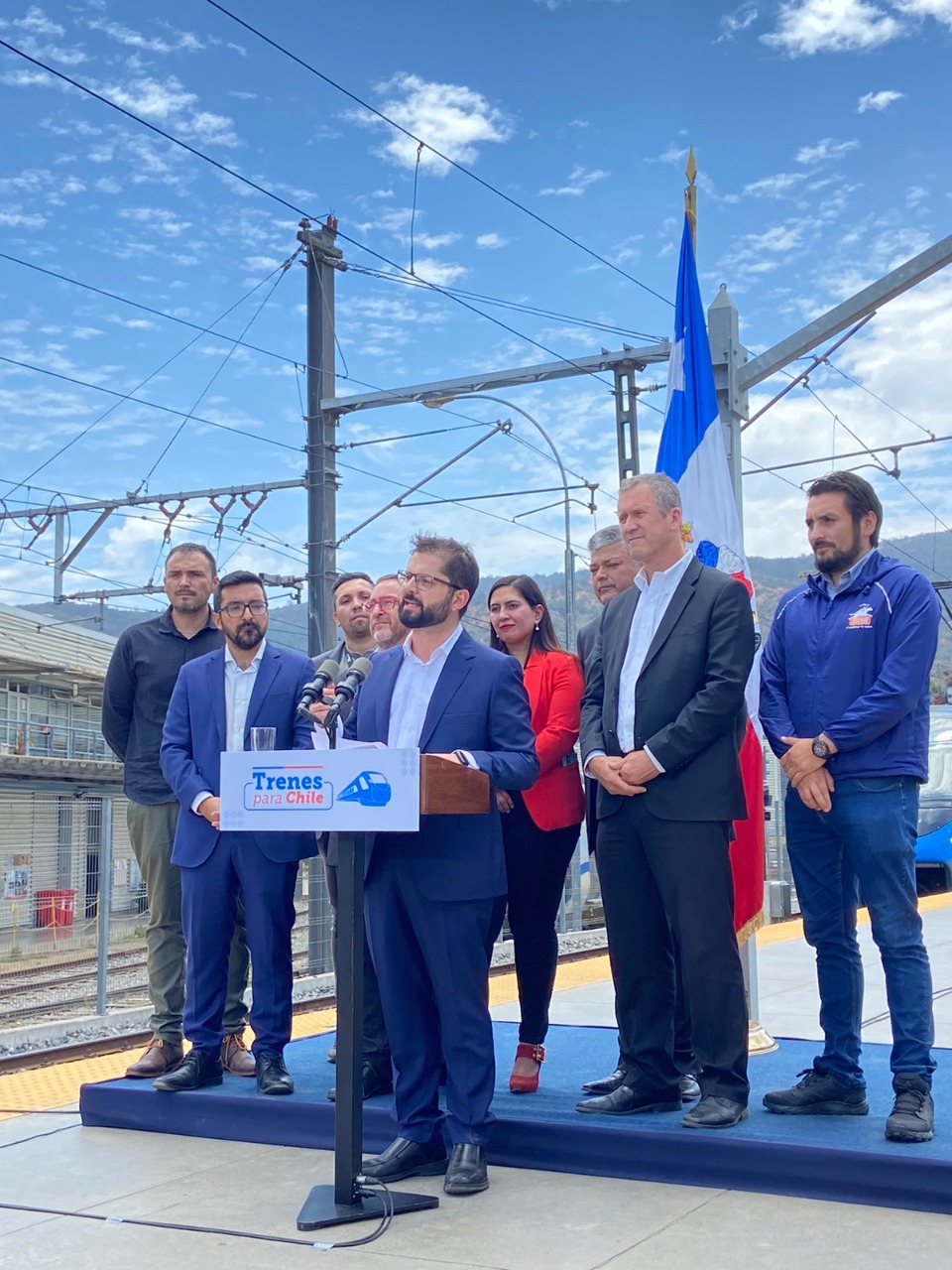 Alcalde de La Calera por Tren Valparaíso-Santiago Vamos a revivir nuestra zona de conexión