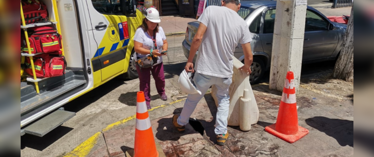 En Quillota adulta mayor cayó por tapa de recolector de aguas lluvias