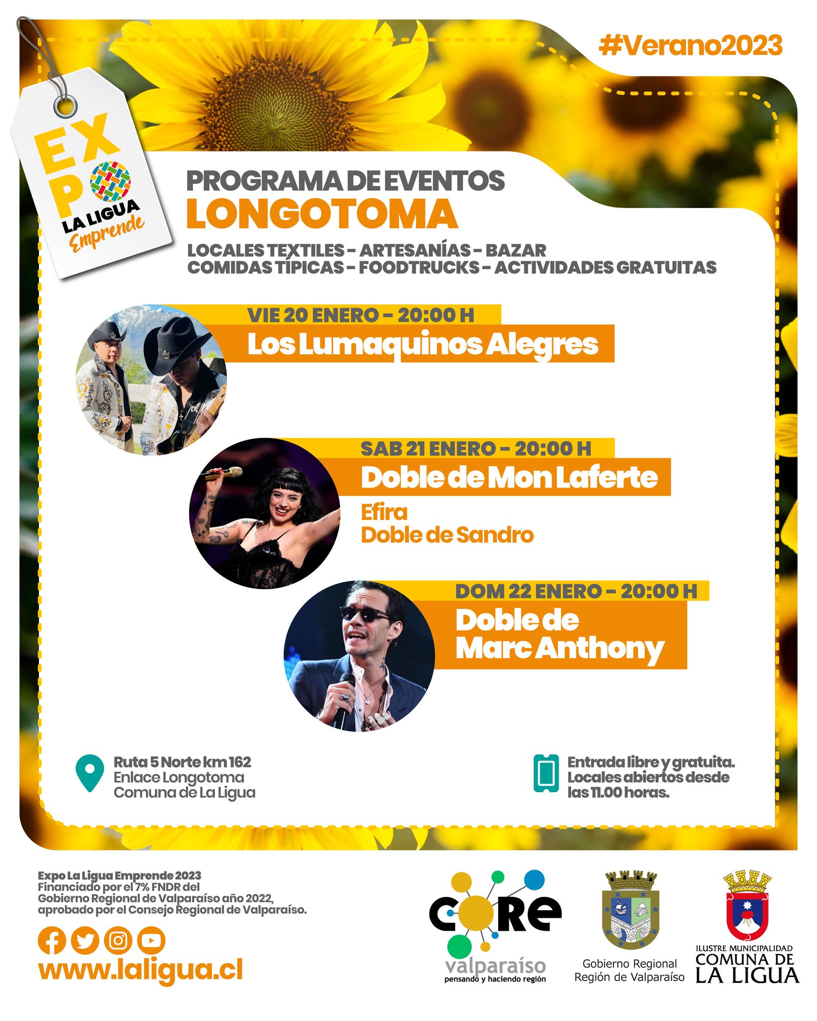 Expo La Ligua 2023 Longotoma fechas y artistas por día El Observador