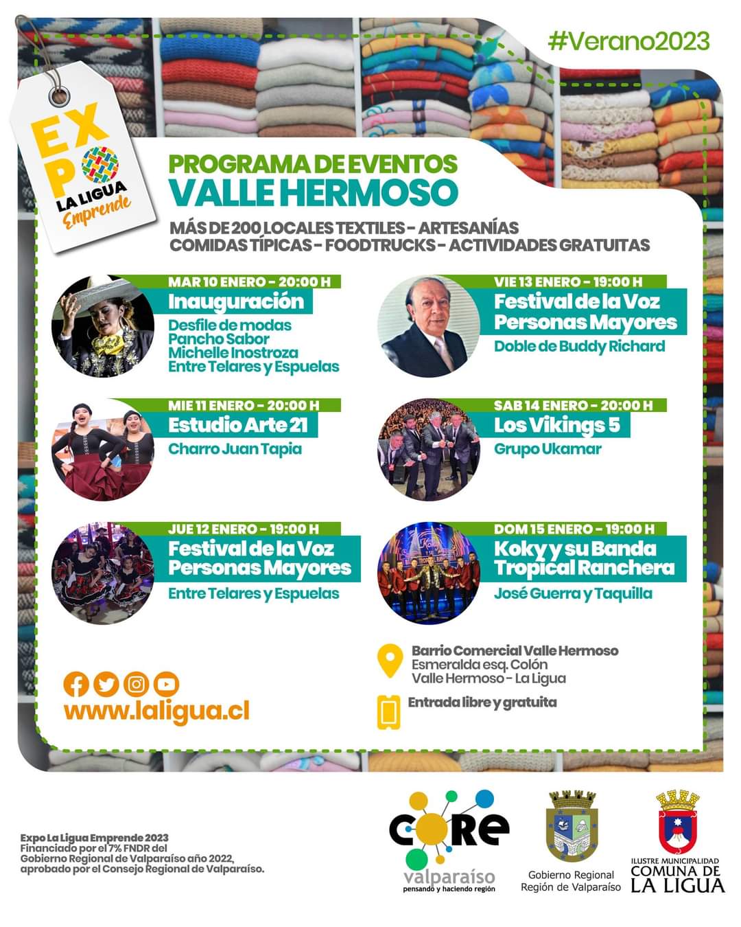 Expo La Ligua 2023 fechas y artistas por día El Observador