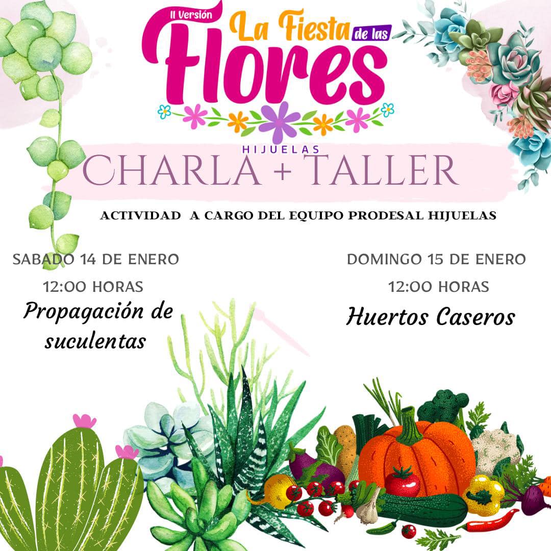 Fiesta de las Flores de Hijuelas 2023 charlas