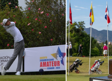 Golfista de Papudo debutó en Abierto Sudamericano de Quito