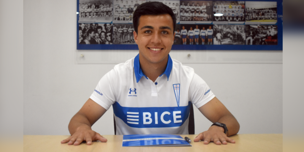 Hijuelense de 18 años firmó contrato profesional en Universidad Católica