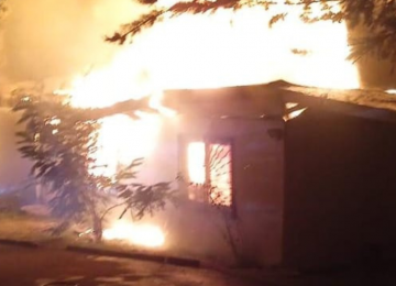 Incendio consumió una casa patronal en Quillota
