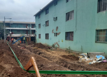 La Calera: Reposición de alcantarillado de Villa Centenario I lleva un 35% de avance