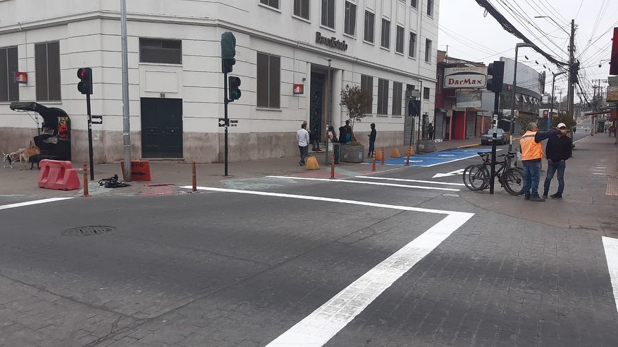 Quillota Este lunes comenzó cambio de sentido de tránsito por obras de pavimentación