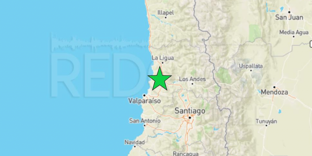 Sismo se registra en la región de Valparaíso este jueves