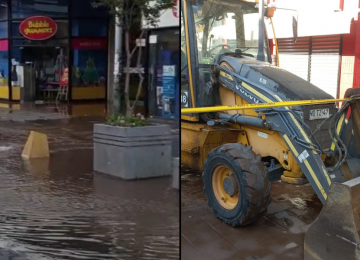 [VIDEO] Rotura de matriz afecta al centro de Quillota