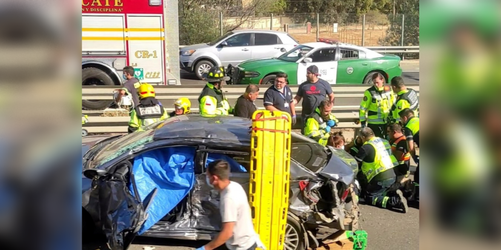 Accidente vehicular en Troncal Sur deja dos fallecidos