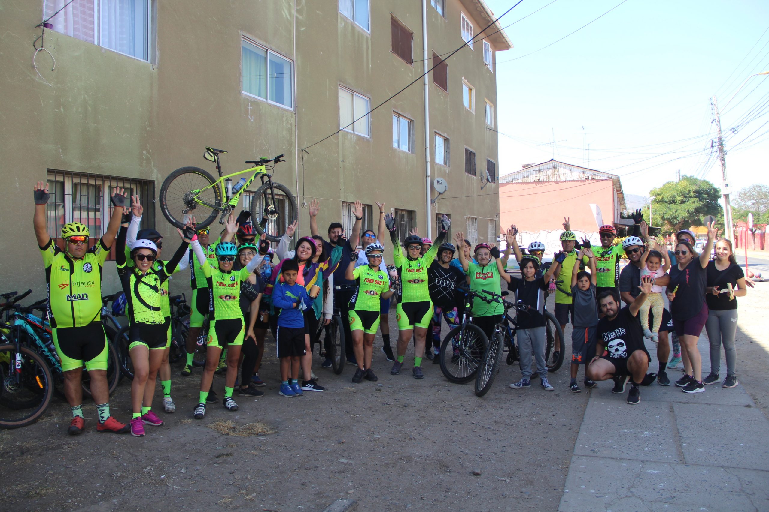 Cicletada familiar en Quillota en enero de 2023