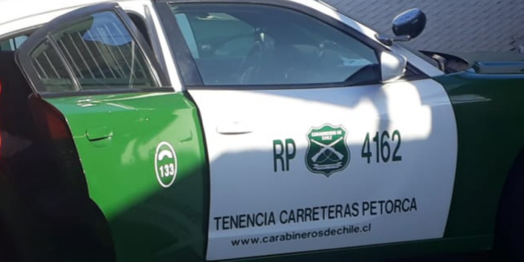 En la ruta 5 Norte chocaron vehículo que habían robado en Zapallar: fueron detenidos