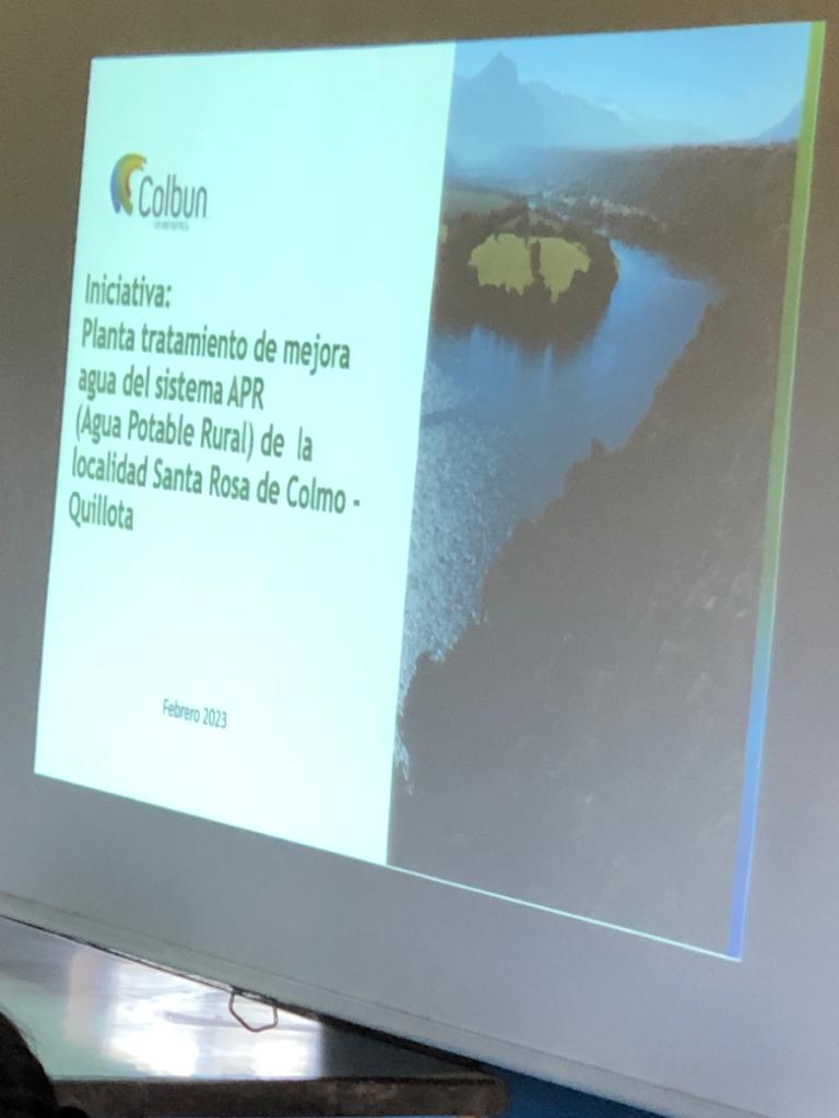 Quillota Vecinos de Santa Rosa de Colmo aprueban proyecto para descontaminar aguas