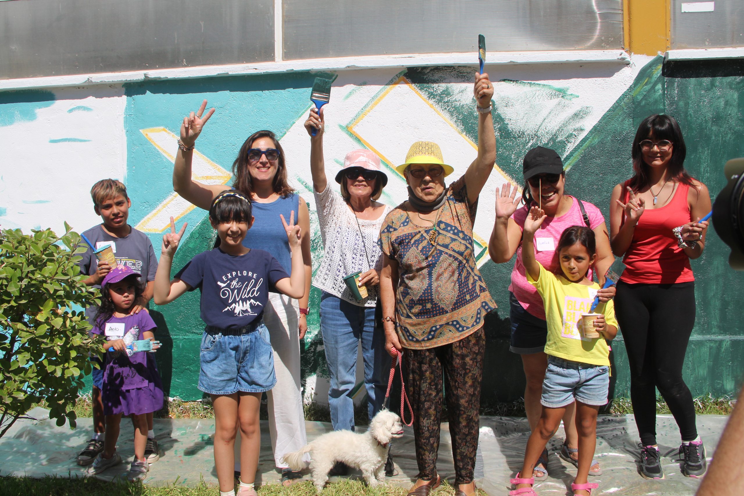 Quillota da la bienvenida a los Juegos Panamericanos y Parapanamericanos 2023 con un mural colaborativo