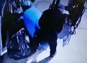 [VIDEO] Captan a ladrón que se llevó receptáculo del aseo en Quillota