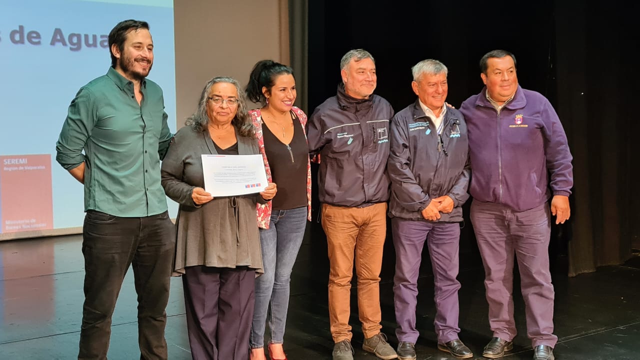 Entregaron derechos de agua a APR de provincias de Marga Marga, Quillota, San Felipe y Petorca