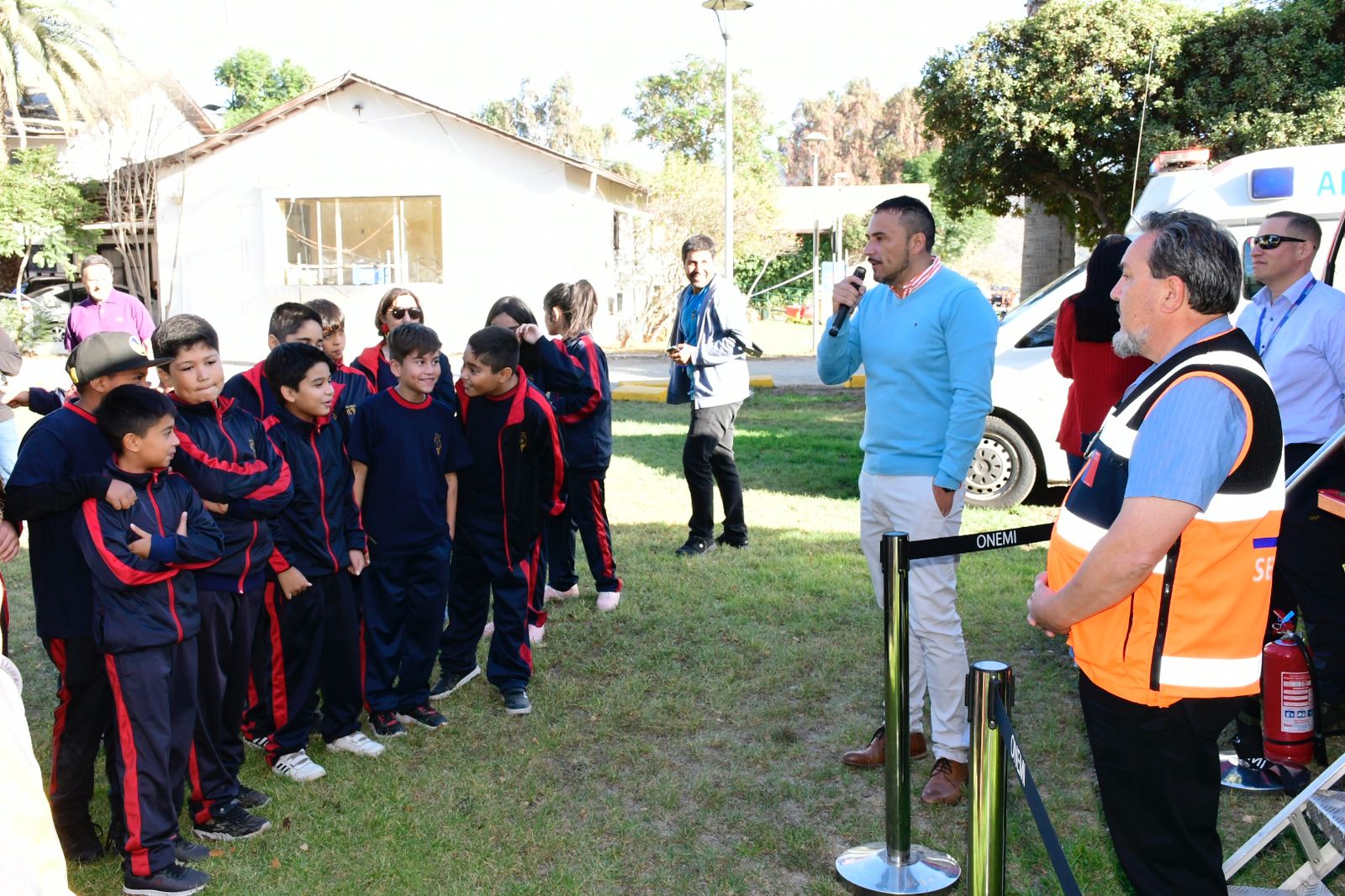 Escolares utilizaron simulador sísmico en La Calera