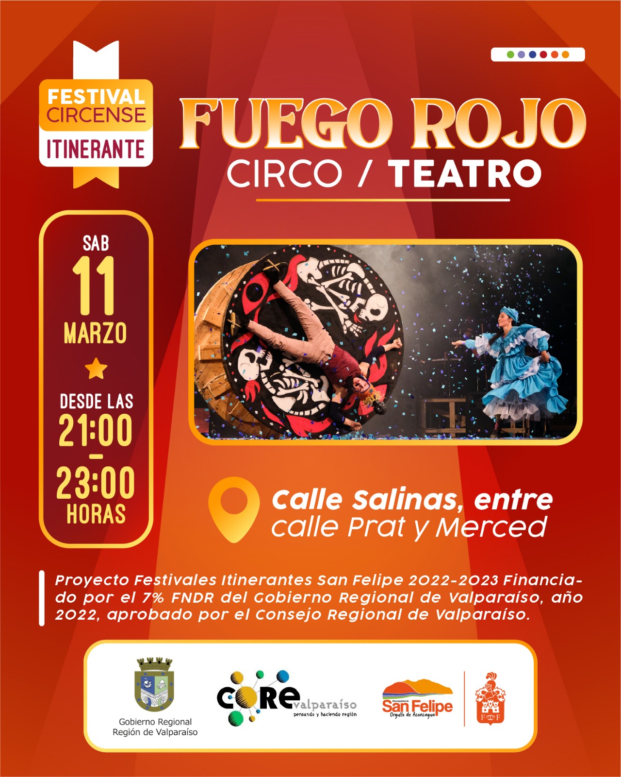 Festival circense dará show gratuito en San Felipe