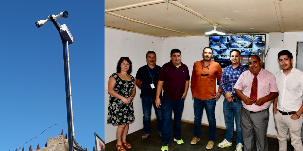 Inauguran 15 cámaras de televigilancia en villa de La Calera