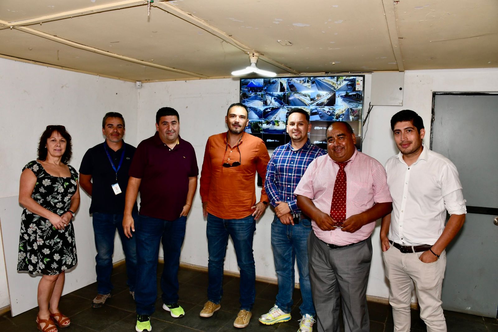 Inauguran 15 cámaras de televigilancia en villa de La Calera