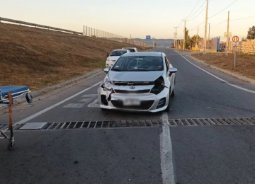 Quillota: Motorista y auto colisionaron en San Pedro