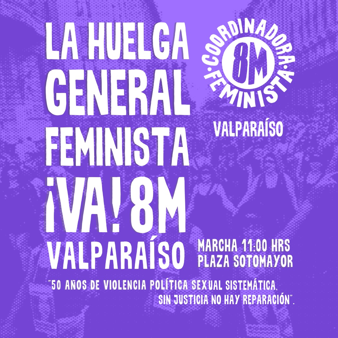 Actividades por el 8M en Valparaíso 2023