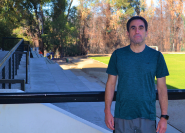 Claudio Mella profesor de Educación Física USM
