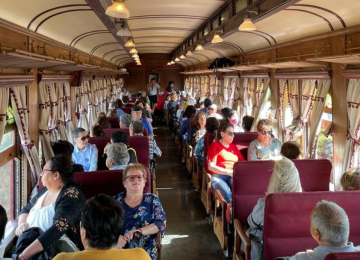 [FOTOS] Crucinos disfrutaron con el Tren del Recuerdo