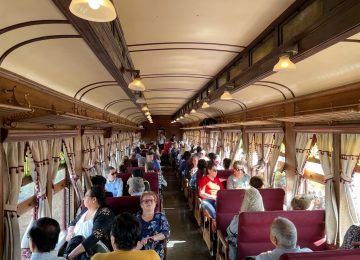 [FOTOS] Crucinos disfrutaron con el Tren del Recuerdo