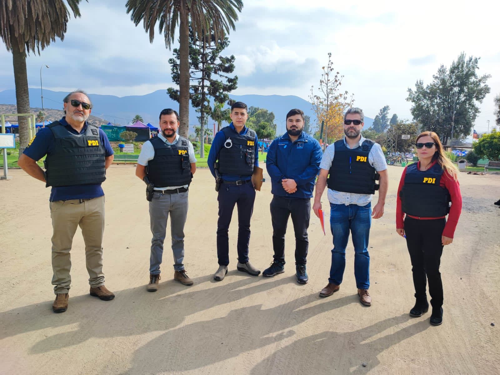 Quillota En la feria del Parque Aconcagua fiscalizaron a extranjeros