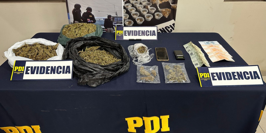 Tres detenidos en La Ligua por venta de droga en modo delivery