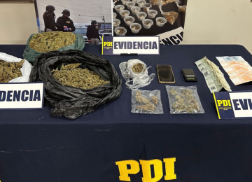 Tres detenidos en La Ligua por venta de droga en modo delivery
