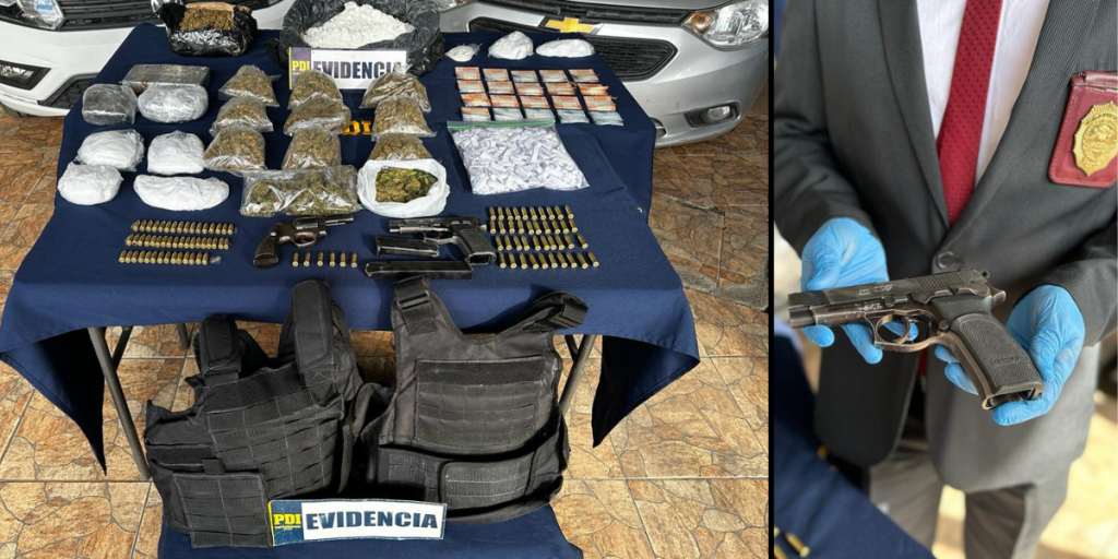 Logran desbaratar banda dedicada al tráfico de drogas en Quillota y Puchuncaví